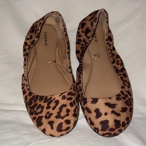 Torrid FAUX SUEDE SCRUNCH BALLET FLAT